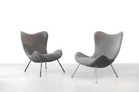 A pair of Lounge Chairs by Fritz Neth for Correcta
