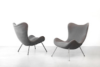 A pair of Lounge Chairs by Fritz Neth for Correcta