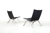 Lounge Chairs PK22 by Poul Kjaerholm for E. Kold Christensen