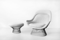 Lounge Chair & Hocker von Warren Platner für Knoll International