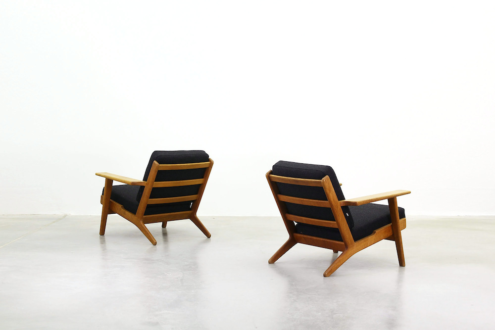 Lounge Chairs by Hans J. Wegner for Getama