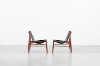 Hunting Chairs by Franz Xaver Lutz for WK Möbel